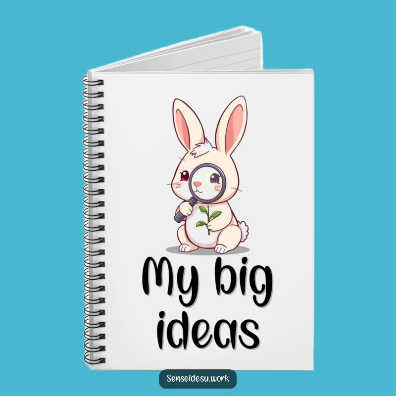 Funny Rabbit Explorer Notebook: Curious Journal for Notes & Humorous Gift